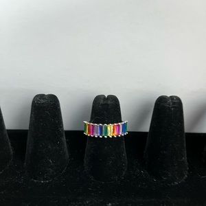 Multi Color Stone Ring